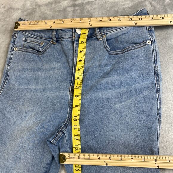 We The Free CRVY Women’s 31 Jeans Medium Wash Straight Leg High Rise Denim - Picture 3 of 9